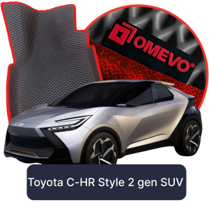OMEVO 5D Pro EVA Fußmatten für Toyota C-HR Style 2. gen SUV (2023-2025)