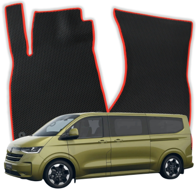 EVA Auto-Fußmatten OMEVO für Volkswagen Transporter Caravelle 8-Sitzer T7 7. Generation Van (2024-2025)