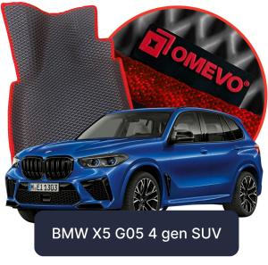 OMEVO 5D Pro EVA Fußmatten für BMW X5 G05 4. gen SUV (2018-2025)