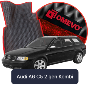 OMEVO 5D Pro EVA Fußmatten für Audi A6 C5 2. gen Kombi (1997-2004)