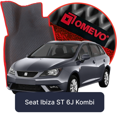 EVA Auto Fussmatten OMEVO fuer Seat Ibiza ST 6J 4 gen Kombi 5 Tueren (2008–2017)