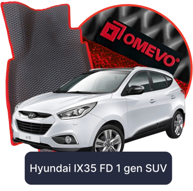 EVA Auto Fussmatten OMEVO fuer Hyundai IX35 FD 1 gen SUV (2009–2015)