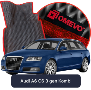 OMEVO 5D Pro EVA Fußmatten für Audi A6 C6 3. gen Kombi (2004-2011)