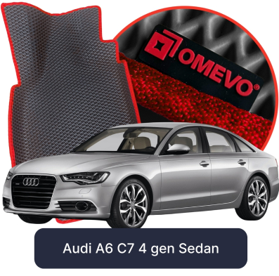 OMEVO 5D Pro EVA Fußmatten für Audi A6 C7 4. gen Sedan (2011-2018)