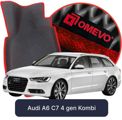 OMEVO 5D Pro EVA Fußmatten für Audi A6 C7 4. gen Kombi (2011-2018)