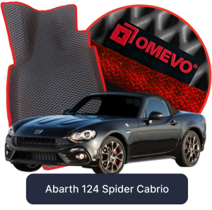 OMEVO 5D Pro EVA Fußmatten für Abarth 124 Spider Cabrio (2015-2020)