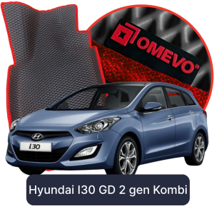 OMEVO 5D Pro EVA Fußmatten für Hyundai I30 GD 2. gen Kombi (2011-2017)