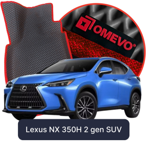 OMEVO 5D Pro EVA Fußmatten für Lexus NX 350H 2. gen SUV (2021-2025)