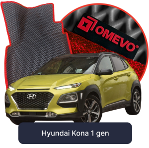 OMEVO 5D Pro EVA Fußmatten für Hyundai Kona 1. gen SUV (2017-2023)