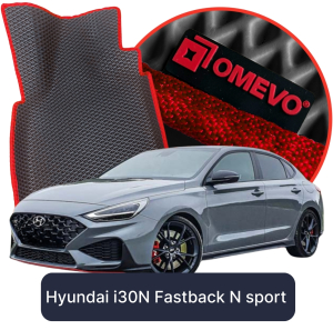 OMEVO 5D Pro EVA Fußmatten für Hyundai i30N Fastback N sport version 3 gen Liftback (2016-2025)