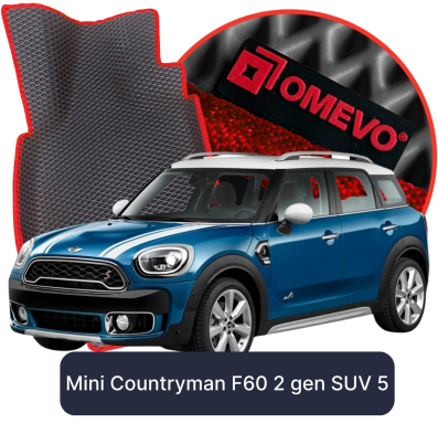 OMEVO 5D Pro EVA Fußmatten für Mini Countryman F60 2. gen SUV 5-türig (2017-2023)