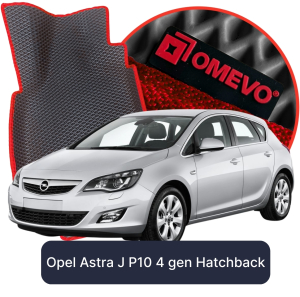 OMEVO 5D Pro EVA Fußmatten für Opel Astra J P10 4. gen Hatchback 5-türig (2009-2015)