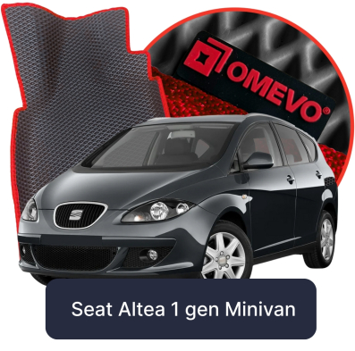 EVA Car Mats OMEVO for Seat Altea 1 gen Minivan (2004–2015)