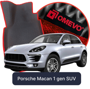 OMEVO 5D Pro EVA Fußmatten für Porsche Macan 1. gen SUV (2013-2024)