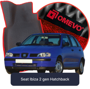 OMEVO 5D Pro EVA Fußmatten für Seat Ibiza 2. gen Hatchback 5-türig (1993-2002)