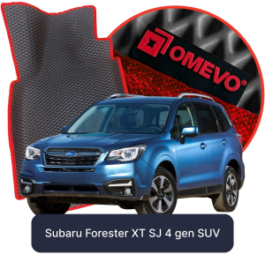 OMEVO 5D Pro EVA Fußmatten für Subaru Forester XT SJ 4. gen SUV (2012-2018)