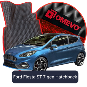 OMEVO 5D Pro EVA Fußmatten für Ford Fiesta ST 7. gen Hatchback 3-türig (2017-2023)