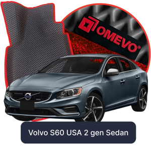 OMEVO 5D Pro EVA Fußmatten für Volvo S60 USA 2 gen Limousine (2010-2018)