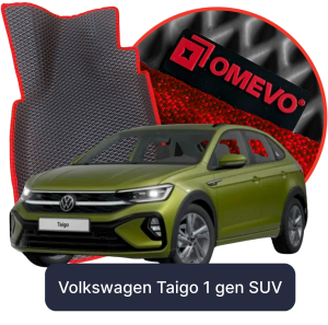 OMEVO 5D Pro EVA Fußmatten für Volkswagen Taigo 1 gen SUV (2020-2025)