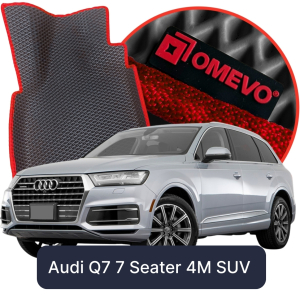 OMEVO 5D Pro EVA Fußmatten für Audi Q7 7-sitzig 4M 2. gen SUV (2015-2025)