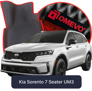 OMEVO 5D Pro EVA Fußmatten für Kia Sorento 7-sitzig UM 3. gen SUV (2014-2020)