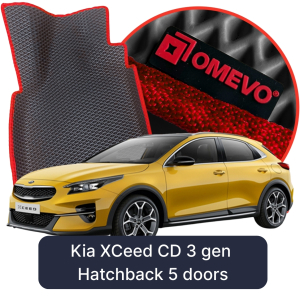 OMEVO 5D Pro EVA Fußmatten für Kia XCeed CD 3. gen Hatchback 5-türig (2019-2025)