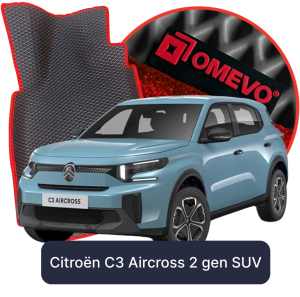 OMEVO 5D Pro EVA Fußmatten für Citroën C3 Aircross 2 gen SUV (2024-2025)