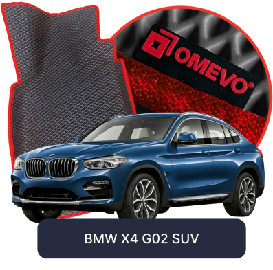 OMEVO 5D Pro EVA Fußmatten für BMW X4 G02 2 gen SUV (2018-2025)