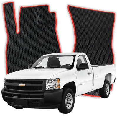 EVA Auto Fußmatten OMEVO für Chevrolet Silverado Regular Cab 3 gen Pick-up (2013-2019)