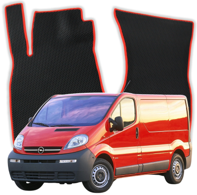 EVA Auto Fußmatten OMEVO für Opel Vivaro 3-Sitzer A 1 gen Minivan 3 Türen (2001-2014)