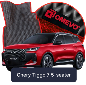 OMEVO 5D Pro EVA Fußmatten für Chery Tiggo 7 5-sitzig 1. gen SUV (2023-2025)