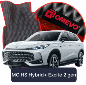 OMEVO 5D Pro EVA Fußmatten für MG HS Hybrid+ Excite 2. Generation SUV (2024-2025)