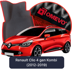 OMEVO 5D Pro EVA Fußmatten für Renault Clio 4 gen Kombi (2012-2019)