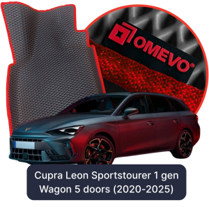 OMEVO 5D Pro EVA Fußmatten für Cupra Leon Sportstourer 1 gen Kombi 5 Türen (2020-2025)
