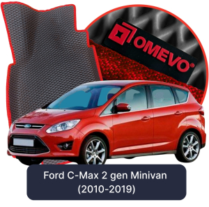 OMEVO 5D Pro EVA Fußmatten für Ford C-Max 2. gen Minivan (2010-2019)