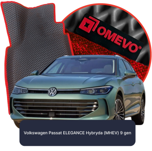 OMEVO 5D Pro EVA Fußmatten für Volkswagen Passat ELEGANCE Hybride (MHEV) 9. gen Kombi (2024-2025)
