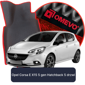 OMEVO 5D Pro EVA Fußmatten für Opel Corsa E X15 5. gen Hatchback (2014-2019)