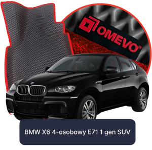 OMEVO 5D Pro EVA Fußmatten für BMW X6 4-Sitzer E71 1 gen SUV (2007-2014)