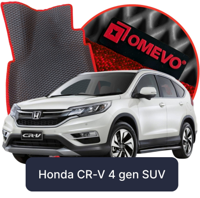 OMEVO 5D Pro EVA Fußmatten für Honda CR-V 4 Gen SUV (2012-2018)