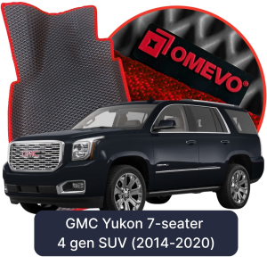 OMEVO 5D Pro EVA Fußmatten für GMC Yukon 7-Sitzer 4 gen SUV (2014-2020)
