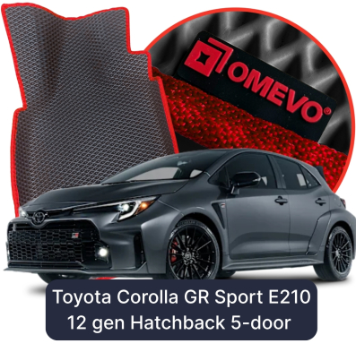 EVA Autoteppiche OMEVO für Toyota Corolla GR Sport E210 12 gen Schrägheck 5-Türer (2018-2025)