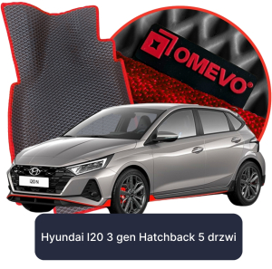 OMEVO 5D Pro EVA Fußmatten für Hyundai I20 3 Gen Hatchback 5 Türer (2020-2025)