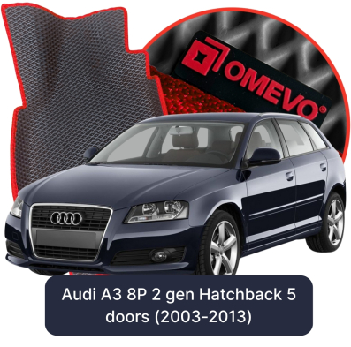 EVA Autoteppiche OMEVO für Audi A3 8P 2 gen Schrägheck 5-Türer (2003-2013)