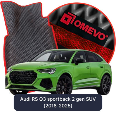 EVA Autoteppiche OMEVO für Audi RS Q3 Sportback 2 gen SUV (2018-2025)