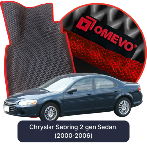 OMEVO 5D Pro EVA Fußmatten für Chrysler Sebring 2 gen Sedan (2000-2006)