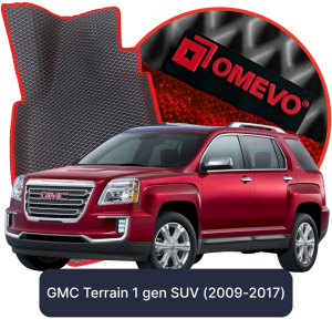 OMEVO 5D Pro EVA Fußmatten für GMC Terrain 1 gen SUV (2009-2017)