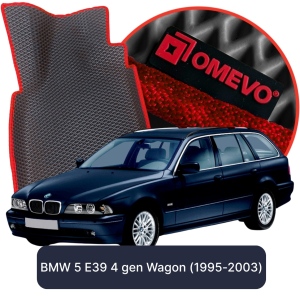 OMEVO 5D Pro EVA Fußmatten für BMW 5 E39 4 gen Kombi (1995-2003)