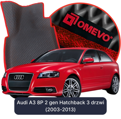 EVA Autoteppiche OMEVO für Audi A3 8P 2 gen Schrägheck 3-Türer (2003-2013)