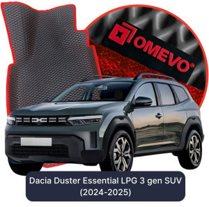 OMEVO 5D Pro EVA Fußmatten für Dacia Duster Essential LPG 3 gen SUV (2024-2025)