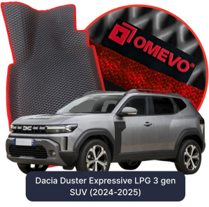 OMEVO 5D Pro EVA Fußmatten für Dacia Duster Expressive LPG 3 gen SUV (2024-2025)